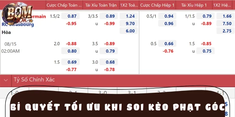 Một số mẹo hay để có quyết định cược kèo phạt góc hiệu quả