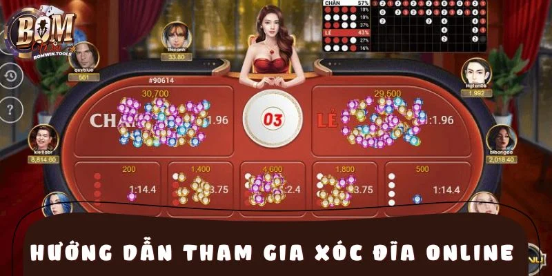 Hướng dẫn tham gia xóc đĩa online tại BOMWIN